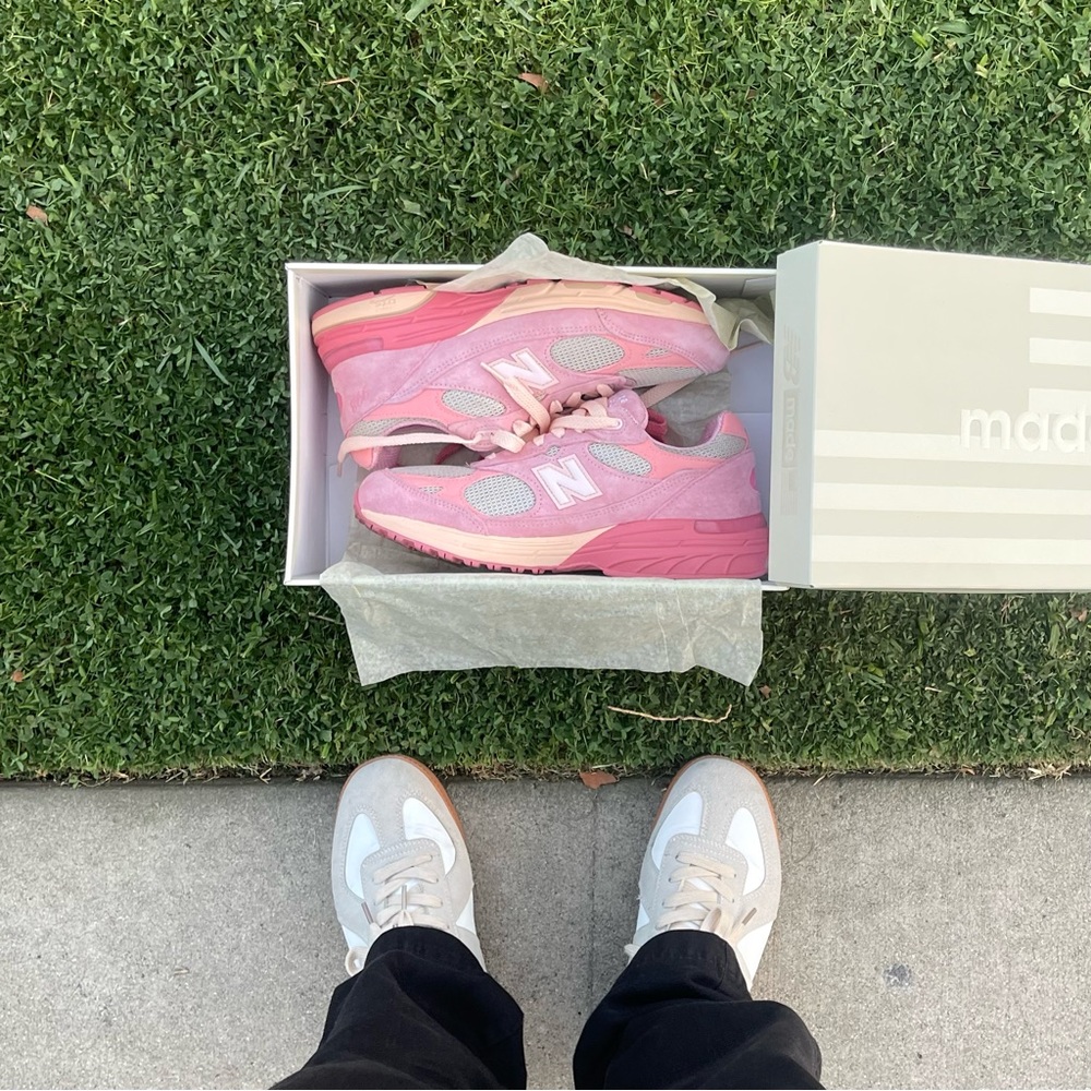 Joe Freshgoods X New Balance 993 Performance Art Powder Pink